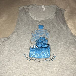Pirates of the Caribbean inspired ladies muscle t